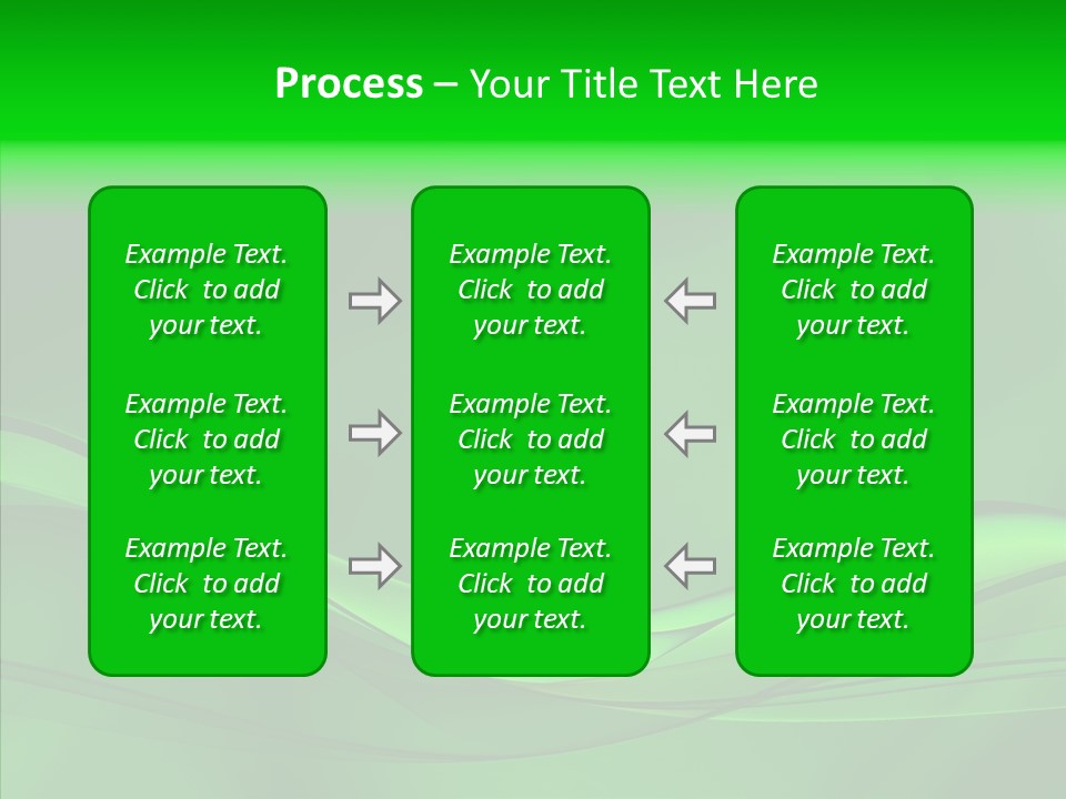 Three Dimensional Power Swirl PowerPoint Template