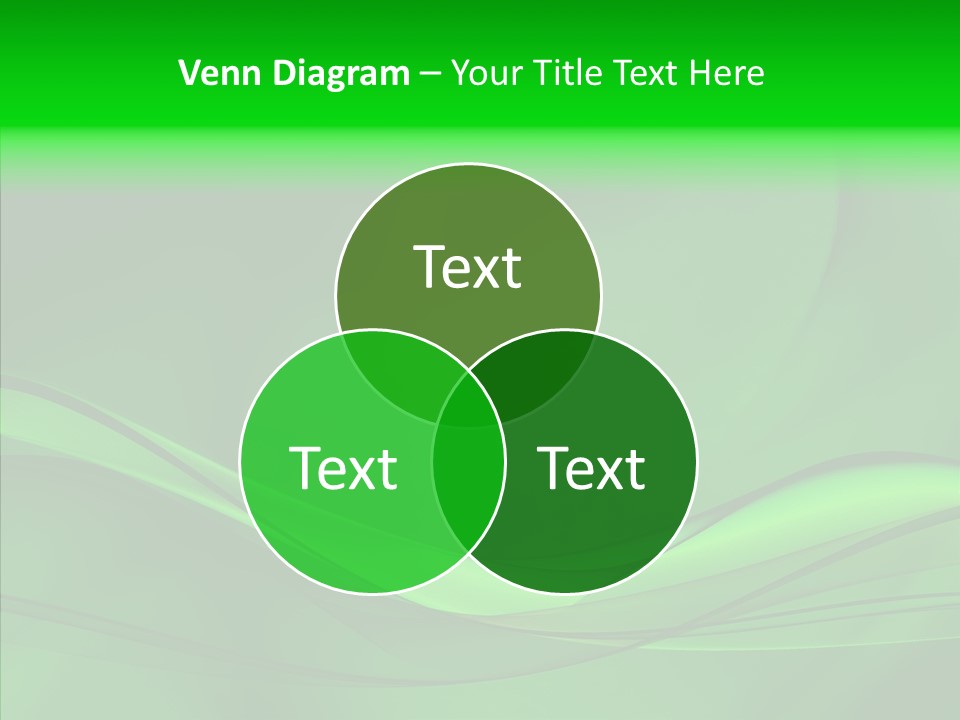 Three Dimensional Power Swirl PowerPoint Template