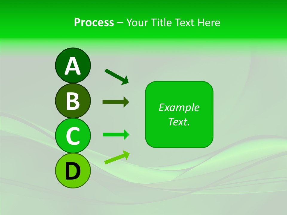 Three Dimensional Power Swirl PowerPoint Template