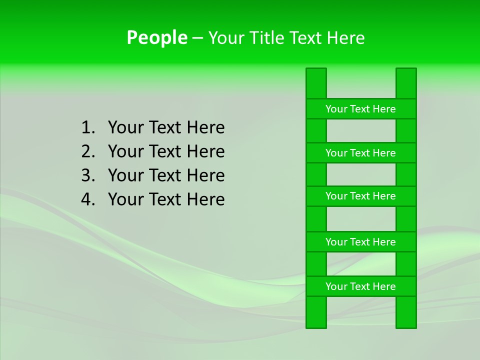 Three Dimensional Power Swirl PowerPoint Template