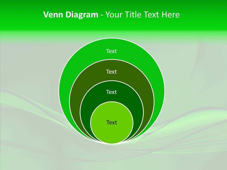 Three Dimensional Power Swirl PowerPoint Template