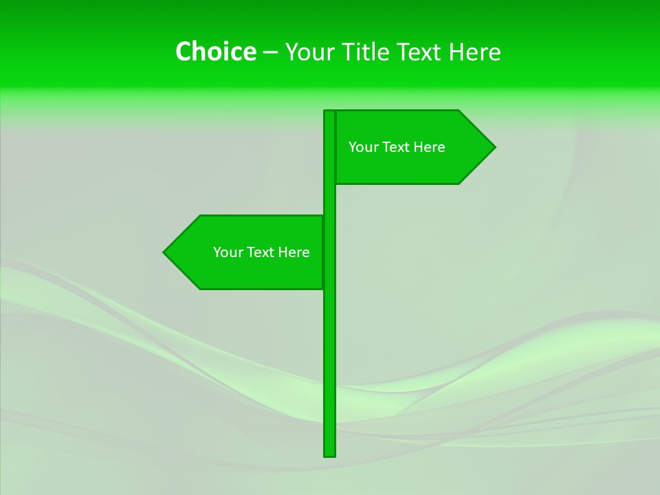 Three Dimensional Power Swirl PowerPoint Template