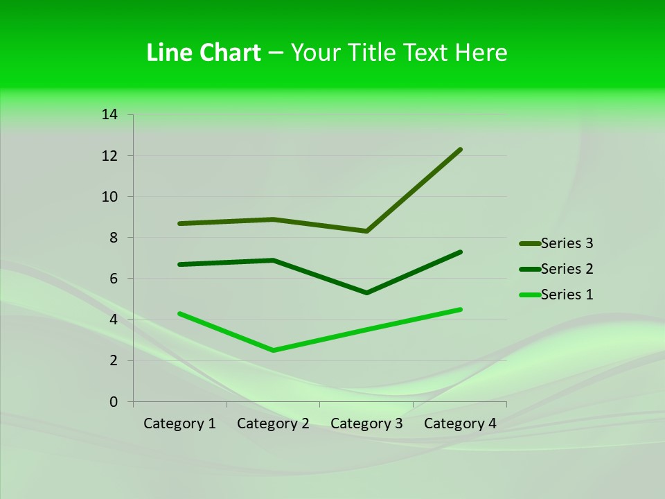 Three Dimensional Power Swirl PowerPoint Template