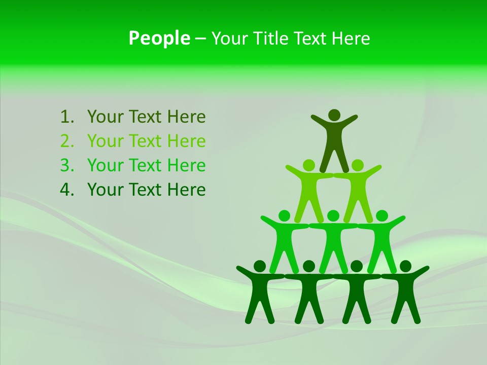 Three Dimensional Power Swirl PowerPoint Template