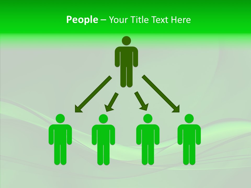 Three Dimensional Power Swirl PowerPoint Template