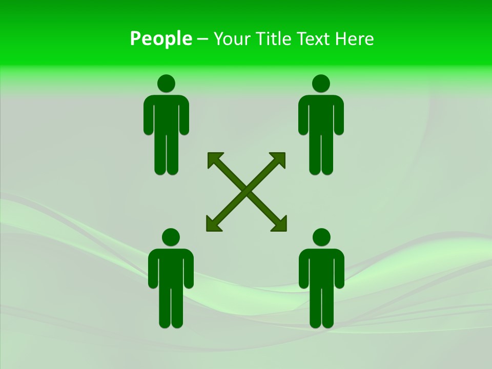 Three Dimensional Power Swirl PowerPoint Template