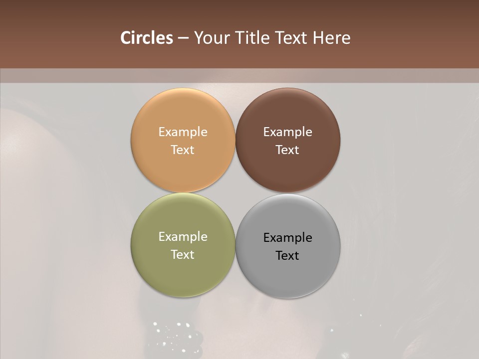 Adult Hairstyle Fashion PowerPoint Template