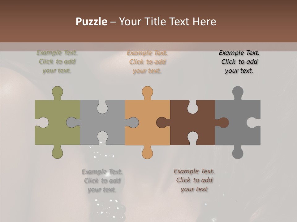 Adult Hairstyle Fashion PowerPoint Template