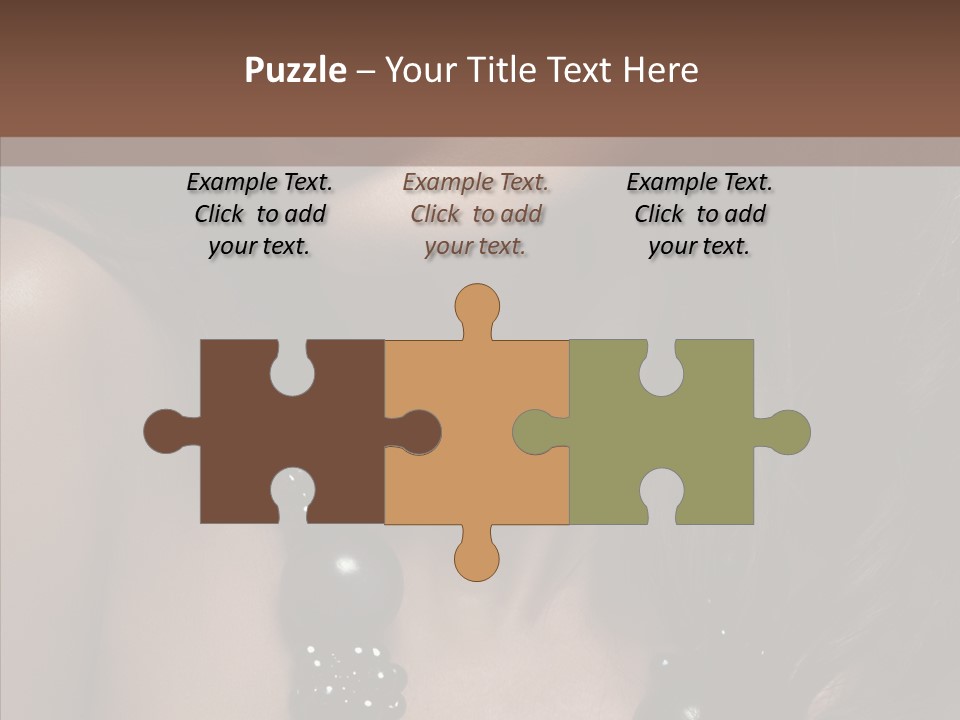 Adult Hairstyle Fashion PowerPoint Template