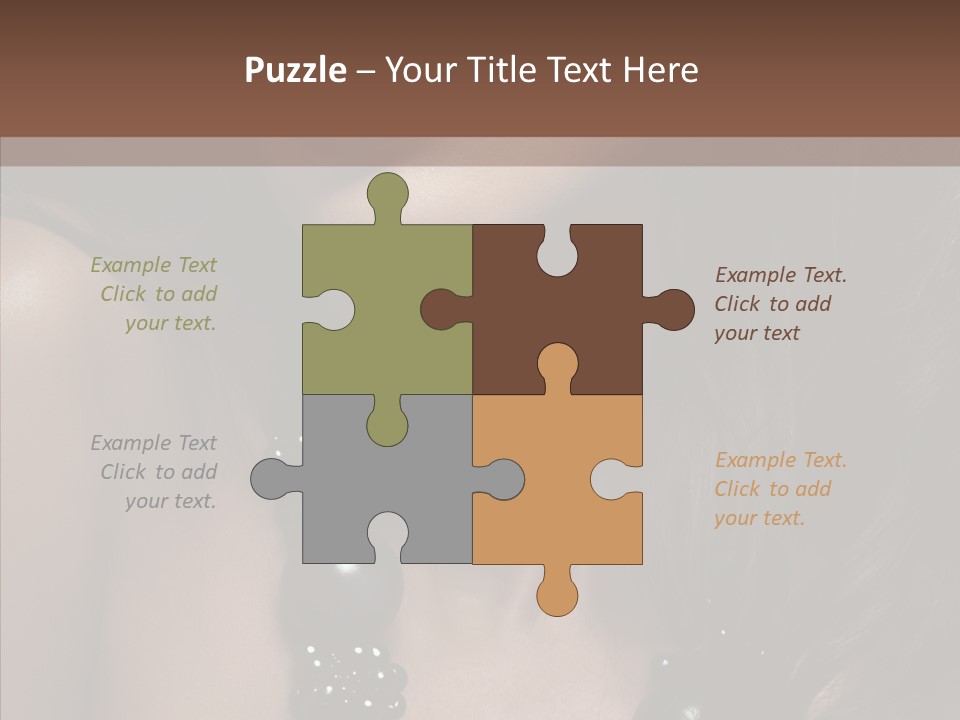 Adult Hairstyle Fashion PowerPoint Template