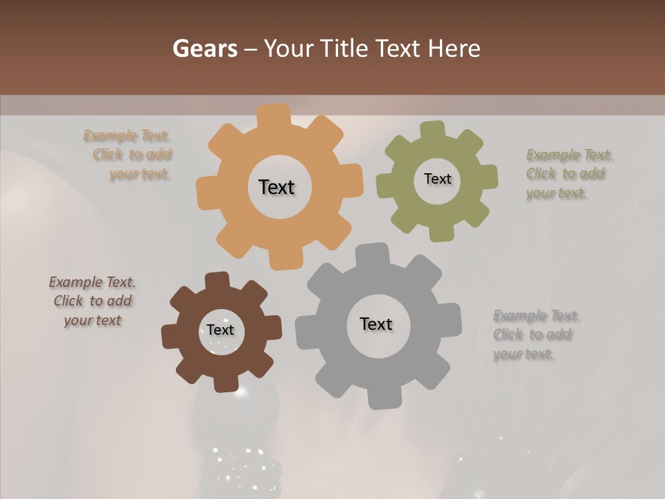 Adult Hairstyle Fashion PowerPoint Template