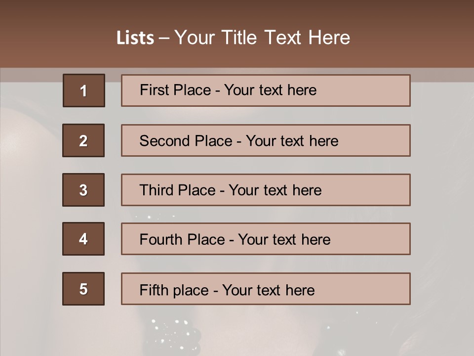 Adult Hairstyle Fashion PowerPoint Template