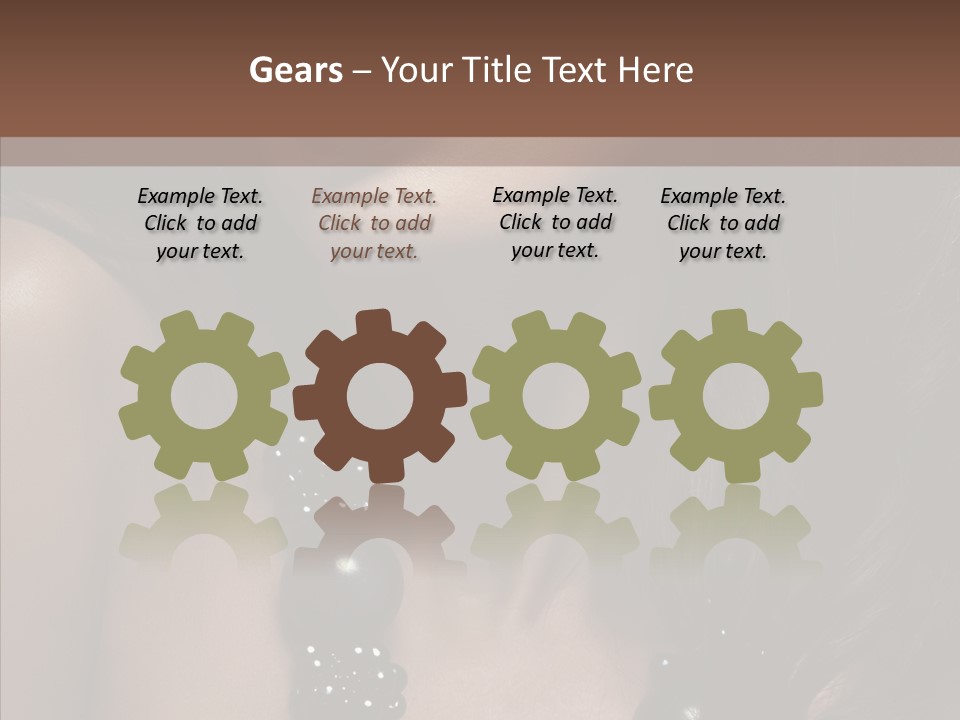 Adult Hairstyle Fashion PowerPoint Template