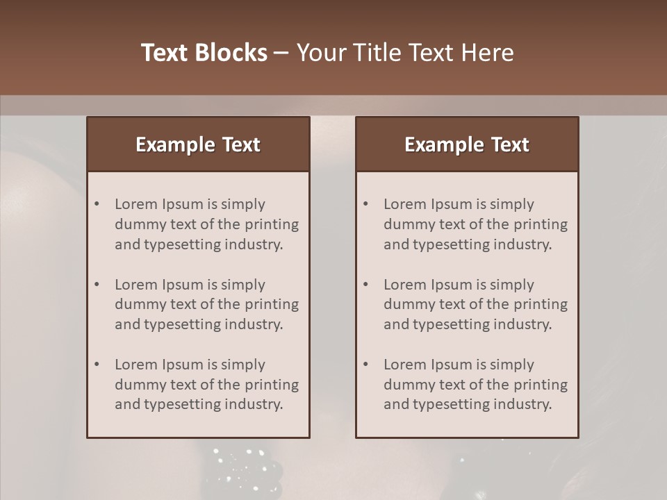 Adult Hairstyle Fashion PowerPoint Template