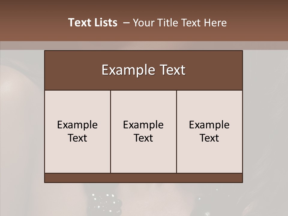 Adult Hairstyle Fashion PowerPoint Template