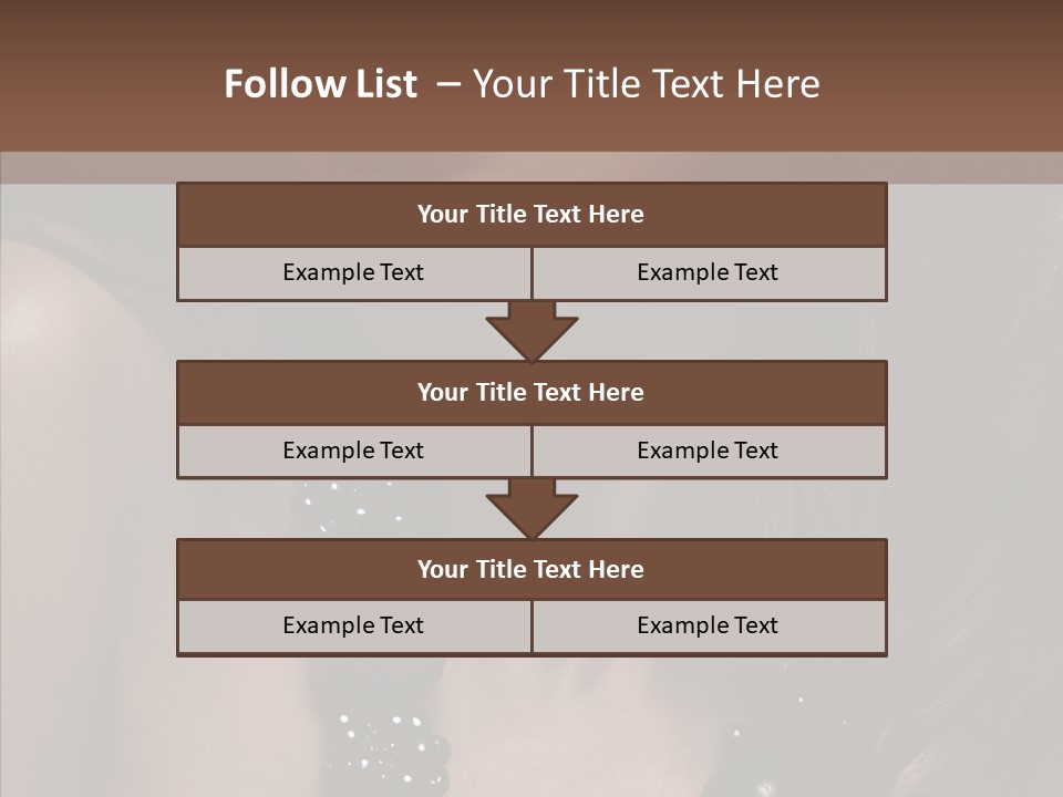 Adult Hairstyle Fashion PowerPoint Template