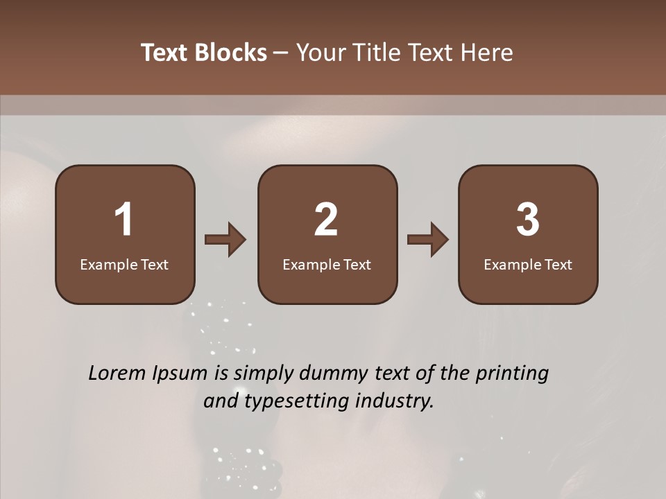 Adult Hairstyle Fashion PowerPoint Template