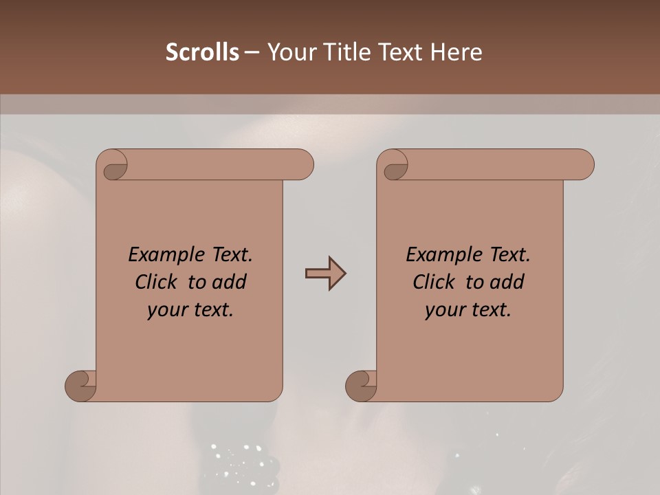 Adult Hairstyle Fashion PowerPoint Template
