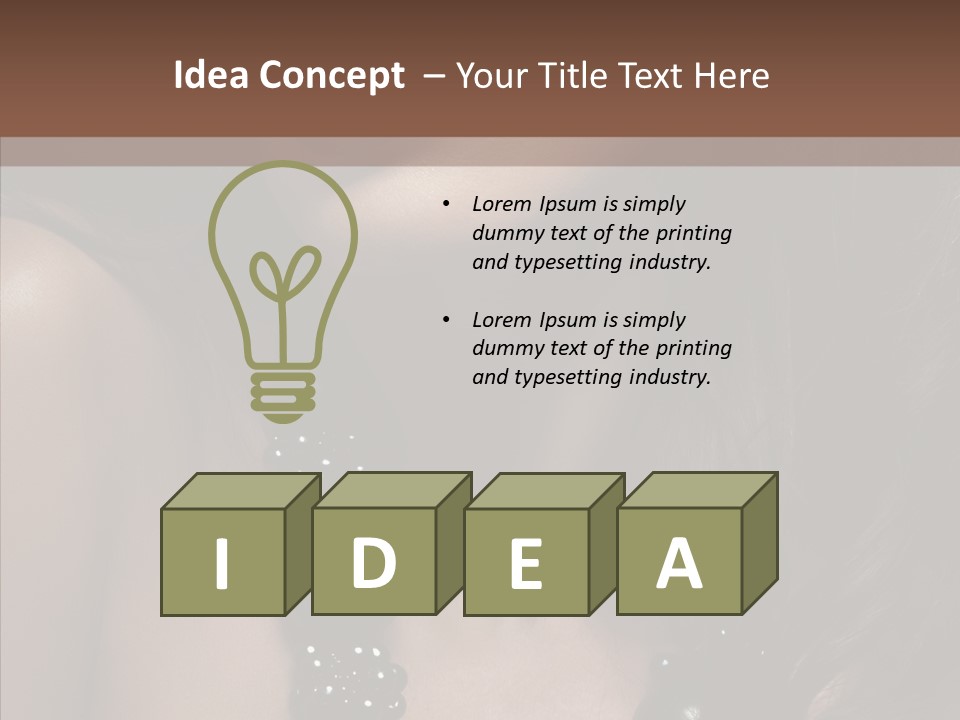 Adult Hairstyle Fashion PowerPoint Template