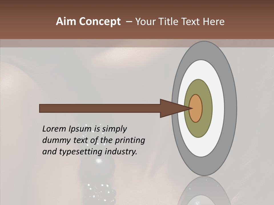 Adult Hairstyle Fashion PowerPoint Template