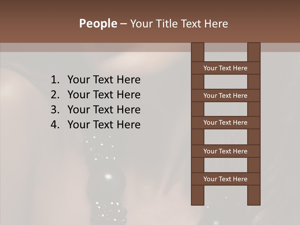 Adult Hairstyle Fashion PowerPoint Template