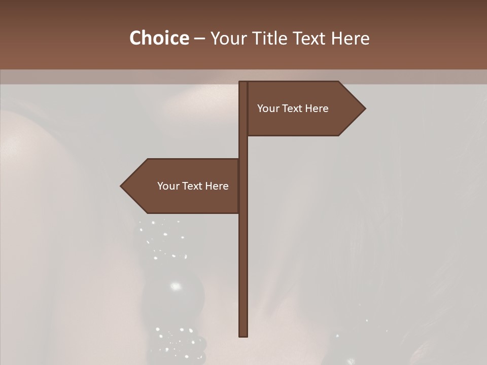 Adult Hairstyle Fashion PowerPoint Template