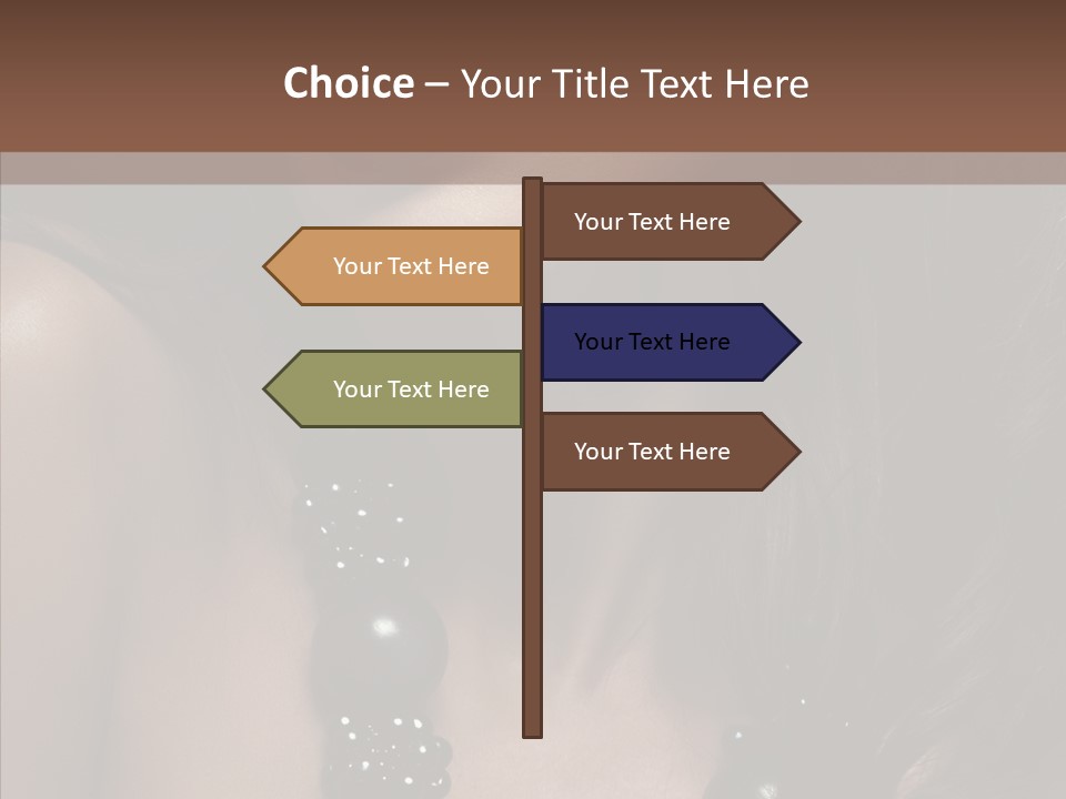 Adult Hairstyle Fashion PowerPoint Template