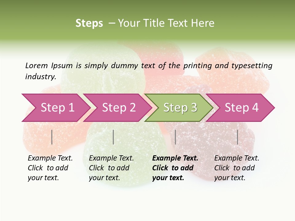 Candy Color Green PowerPoint Template