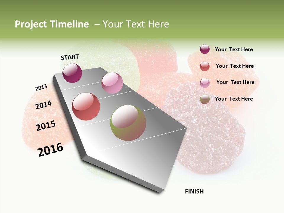 Candy Color Green PowerPoint Template