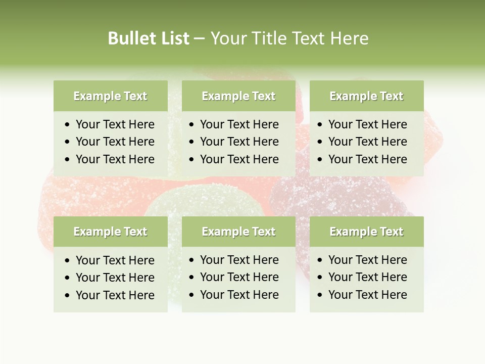 Candy Color Green PowerPoint Template