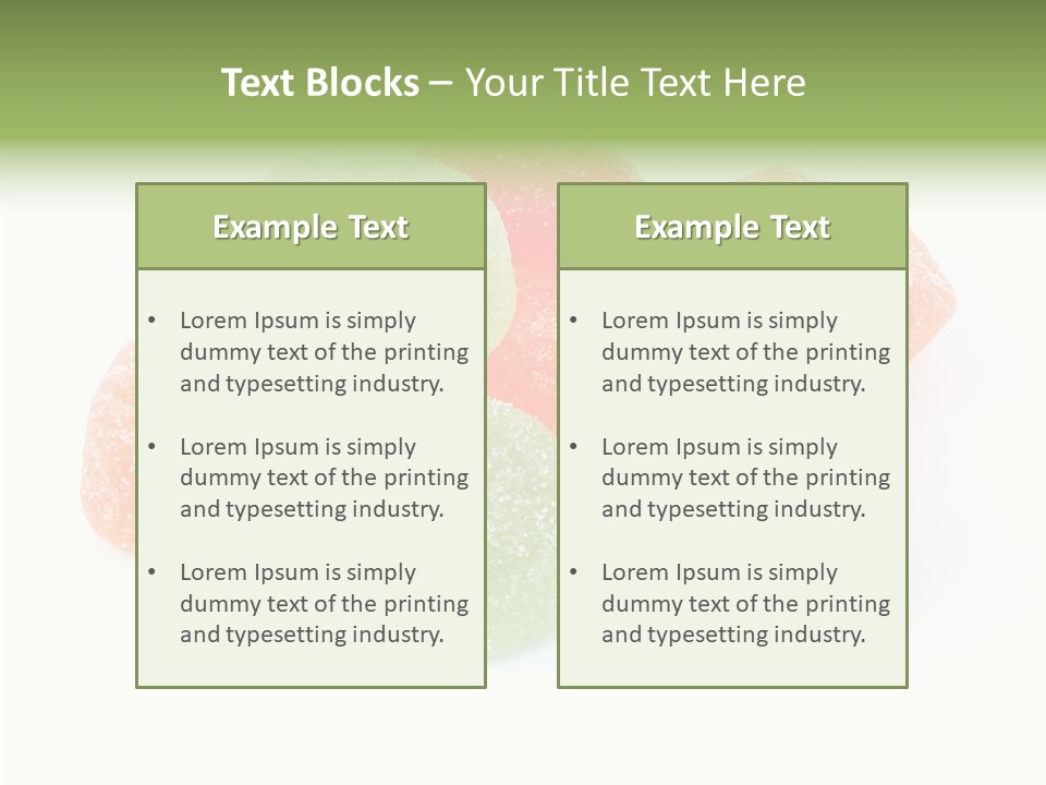 Candy Color Green PowerPoint Template