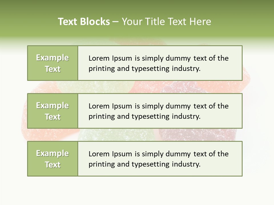 Candy Color Green PowerPoint Template