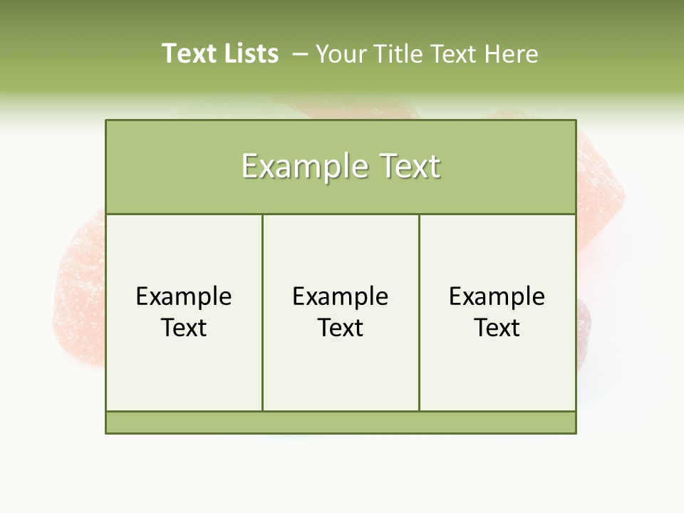 Candy Color Green PowerPoint Template