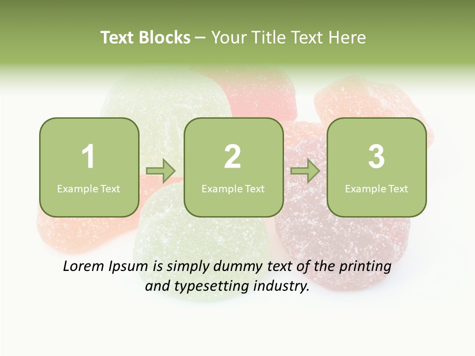 Candy Color Green PowerPoint Template