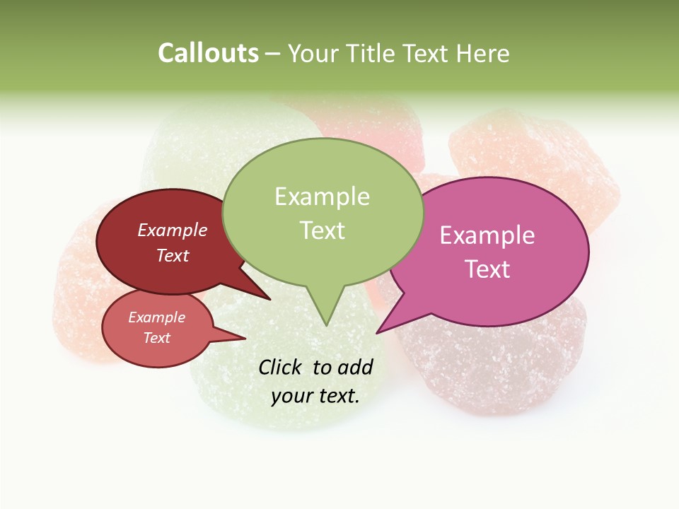 Candy Color Green PowerPoint Template