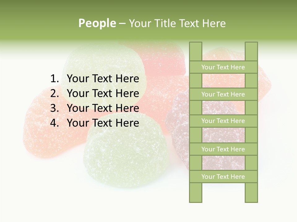 Candy Color Green PowerPoint Template