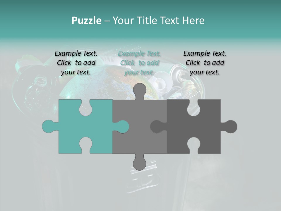 Ecology World Damage PowerPoint Template