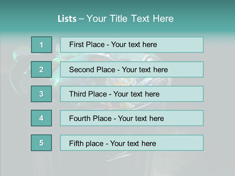 Ecology World Damage PowerPoint Template