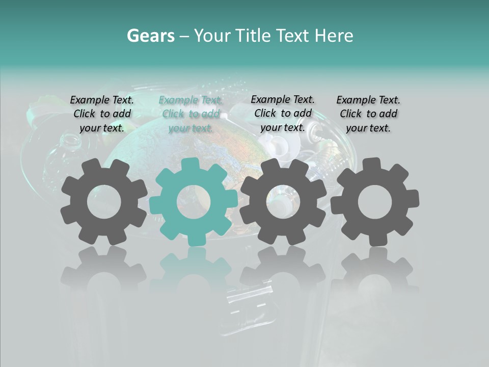 Ecology World Damage PowerPoint Template