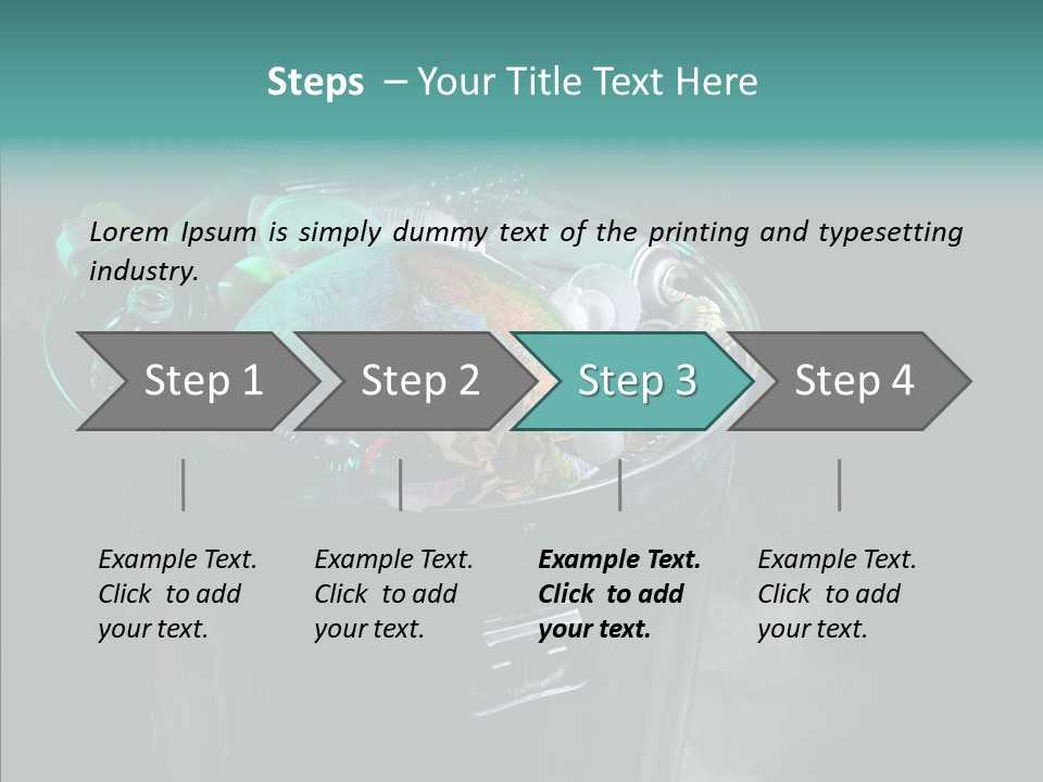 Ecology World Damage PowerPoint Template