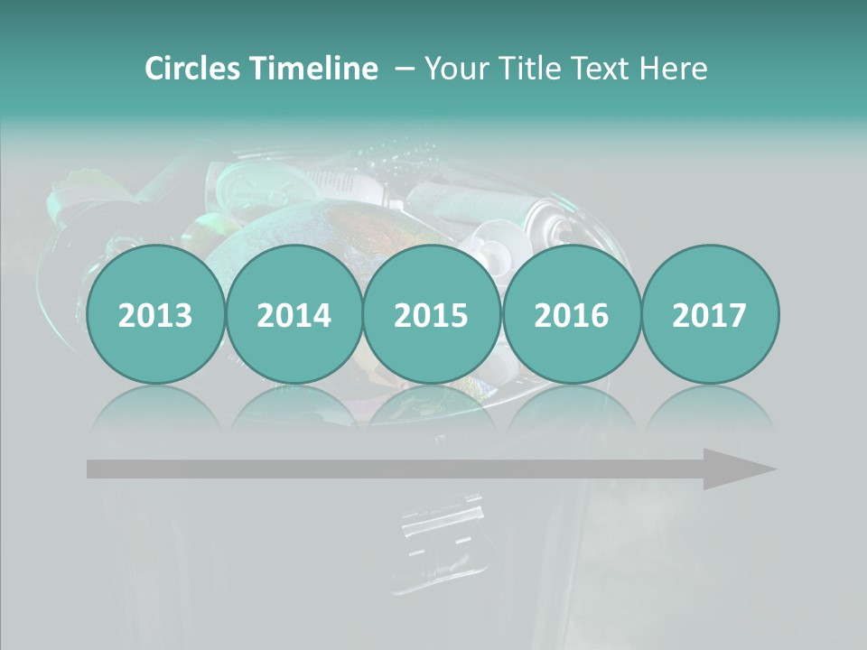 Ecology World Damage PowerPoint Template