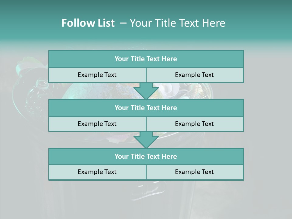 Ecology World Damage PowerPoint Template