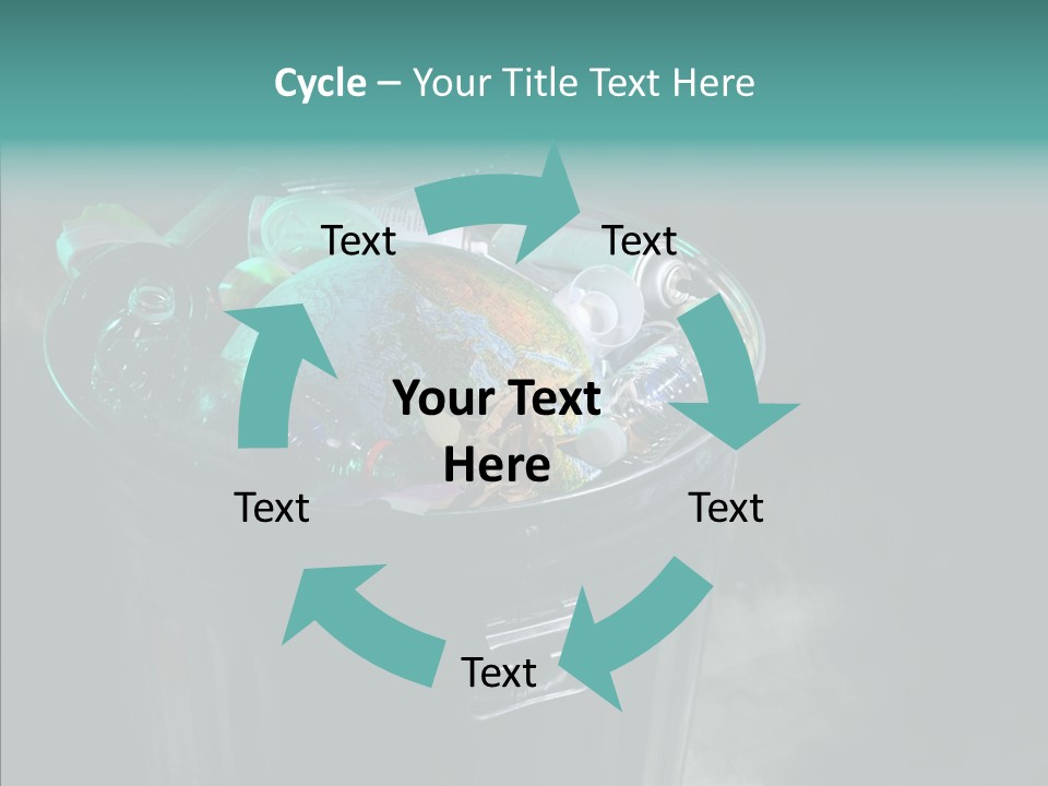 Ecology World Damage PowerPoint Template