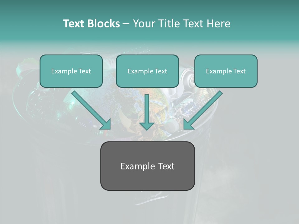 Ecology World Damage PowerPoint Template