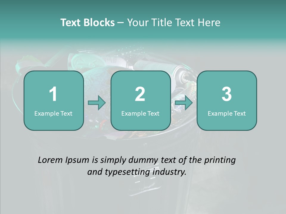 Ecology World Damage PowerPoint Template