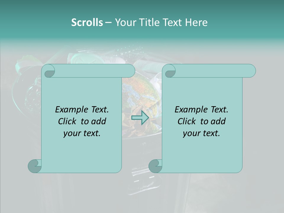 Ecology World Damage PowerPoint Template