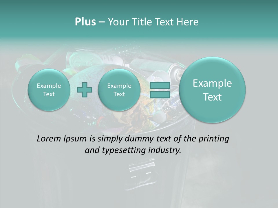 Ecology World Damage PowerPoint Template