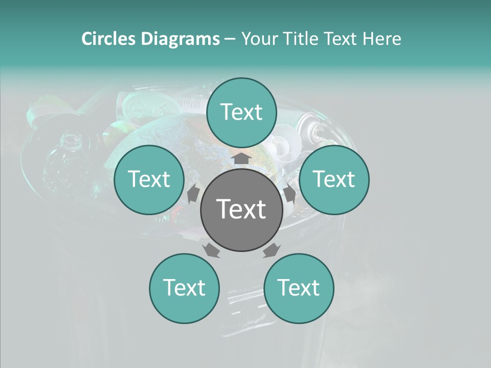 Ecology World Damage PowerPoint Template