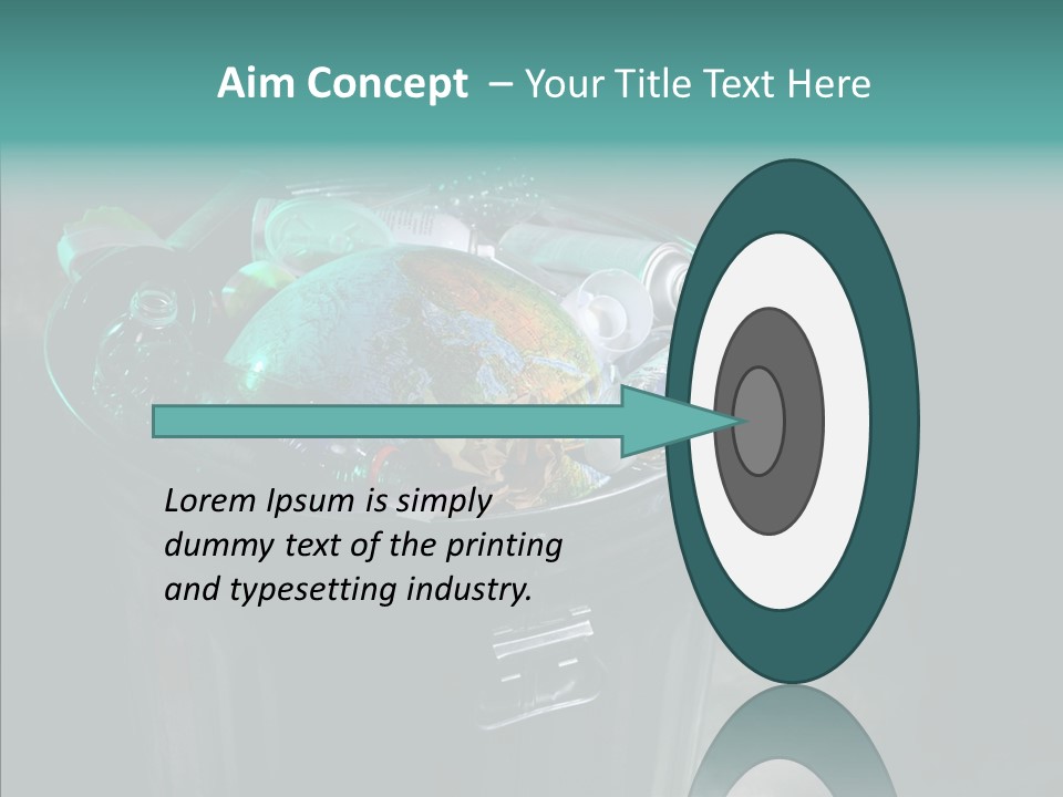 Ecology World Damage PowerPoint Template
