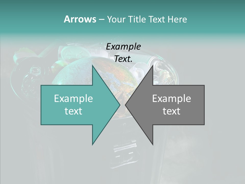 Ecology World Damage PowerPoint Template
